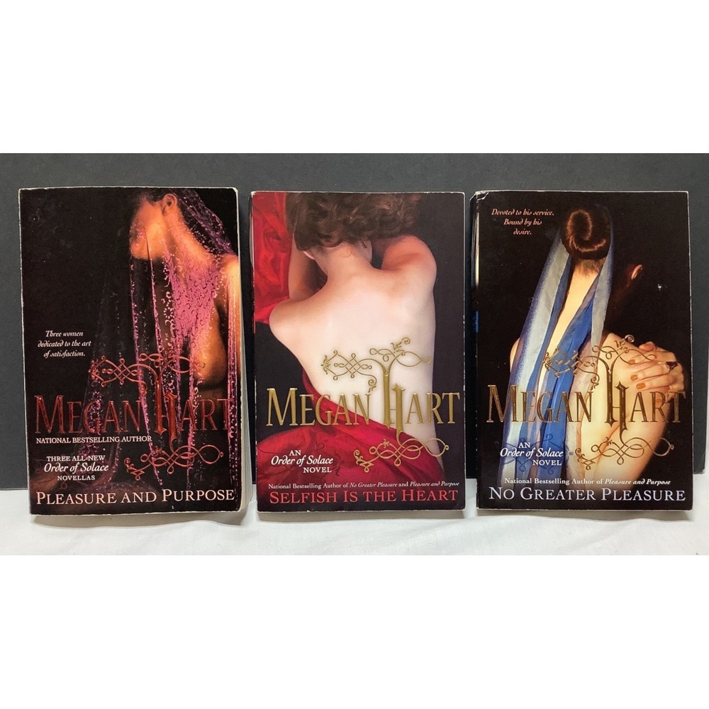 Order of Solace Series by Megan Hart 3 Paperback Books